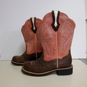 Ariat Fatbaby 6.5B Showbaby Brown Rowdy/Wild Rose